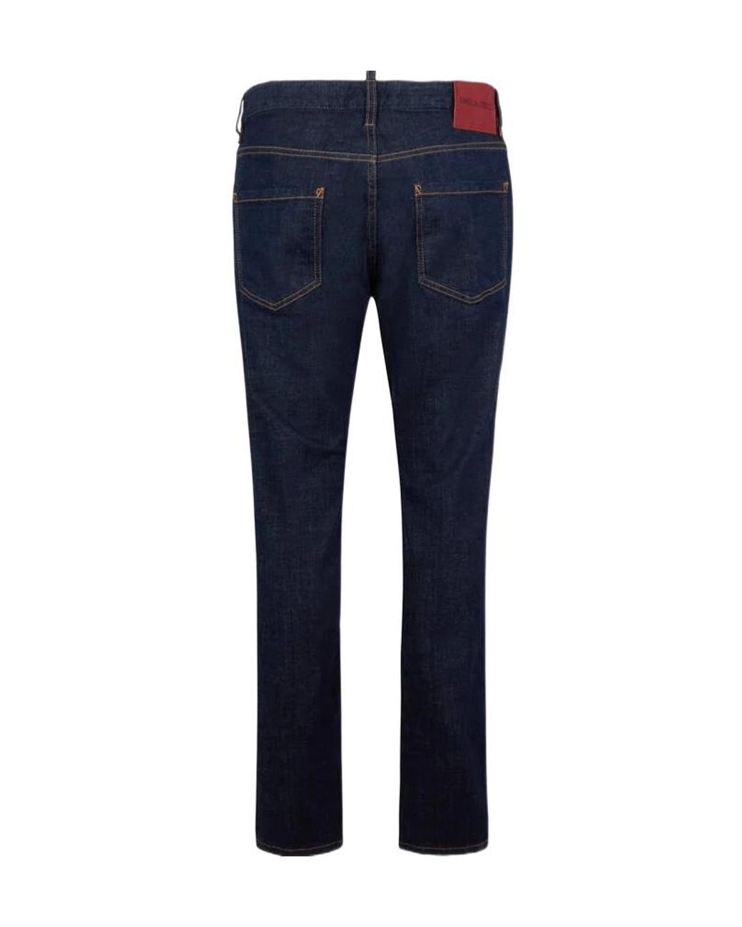 DSquared² Blue Teddy Denim Jeans for men