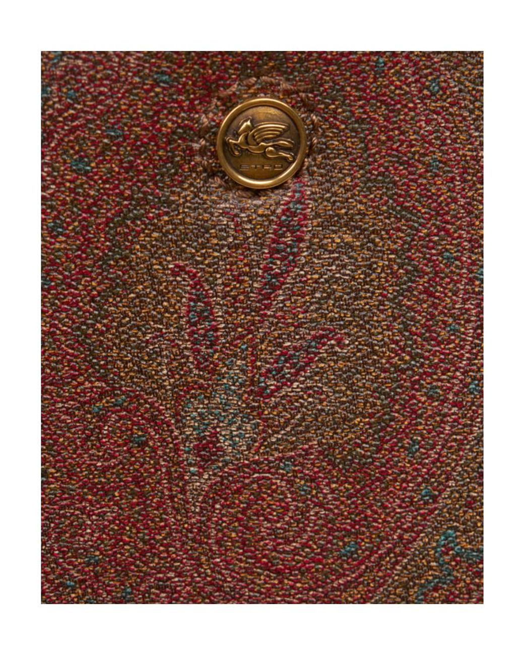 Etro Brown Double-Handle Shoulder Bag
