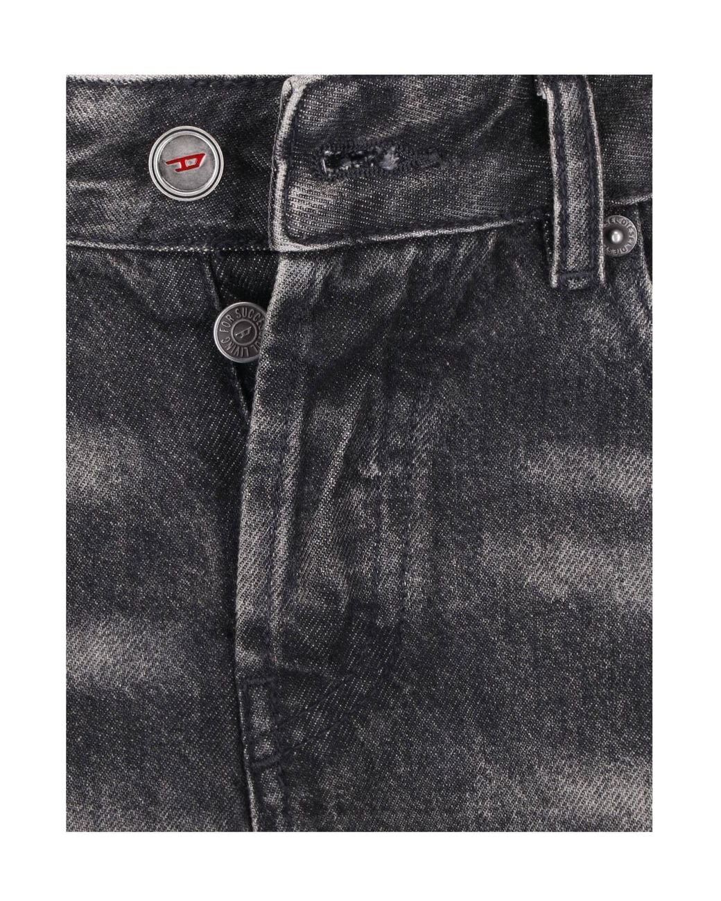 DIESEL Gray D-Heel-Fsj L32 Straight-Leg Jeans