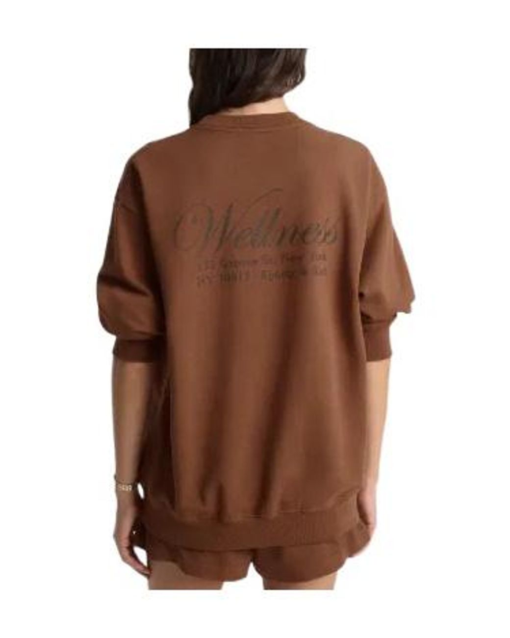 Sporty & Rich Brown Soho Wellness Long-Sleeved Sweater