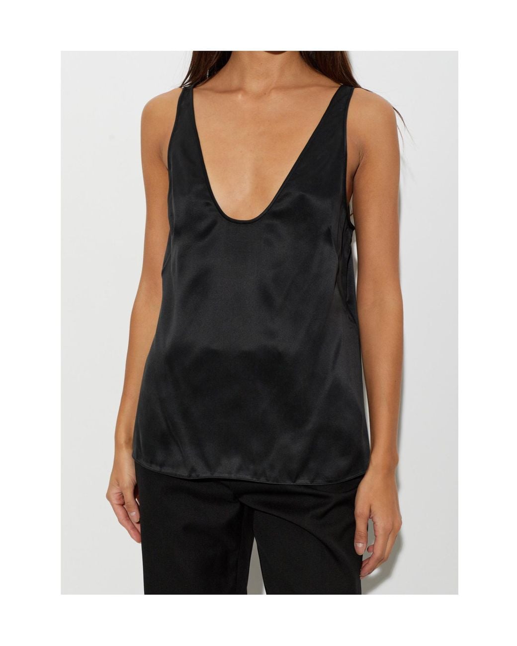 Tom Ford Black Sleeveless Top