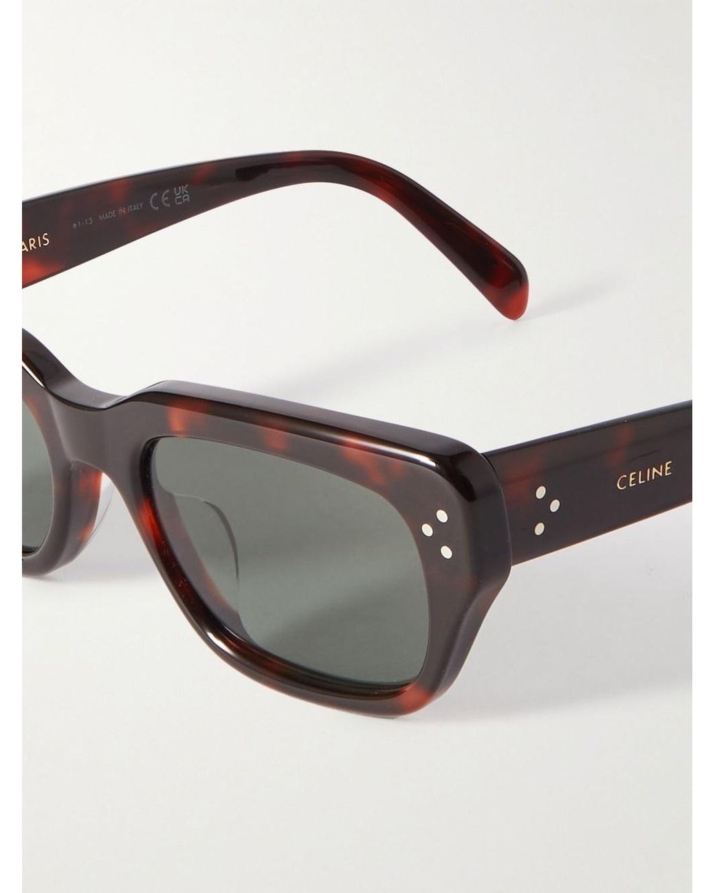 Céline Multicolor D-Frame Logo Sunglasses for men