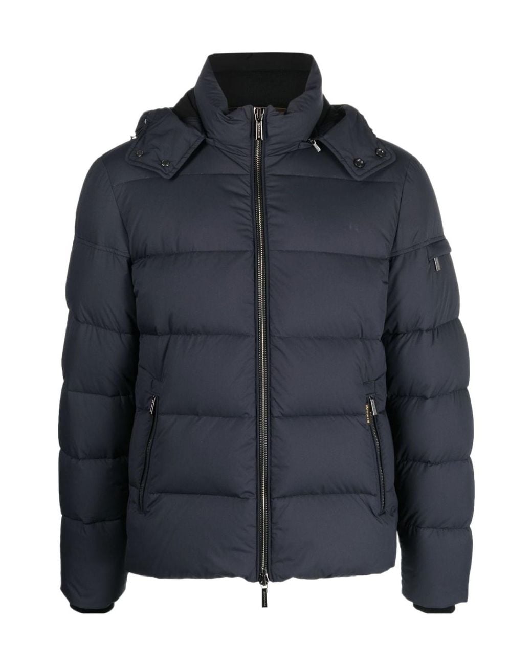 Moorer Blue Brett-Skt Bomber Jacket for men