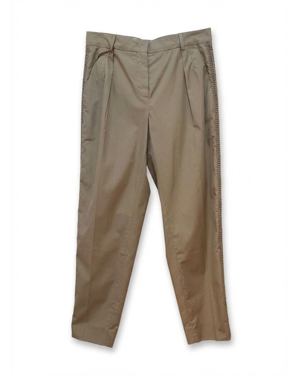 Max Mara Multicolor Belt Loops Slacks