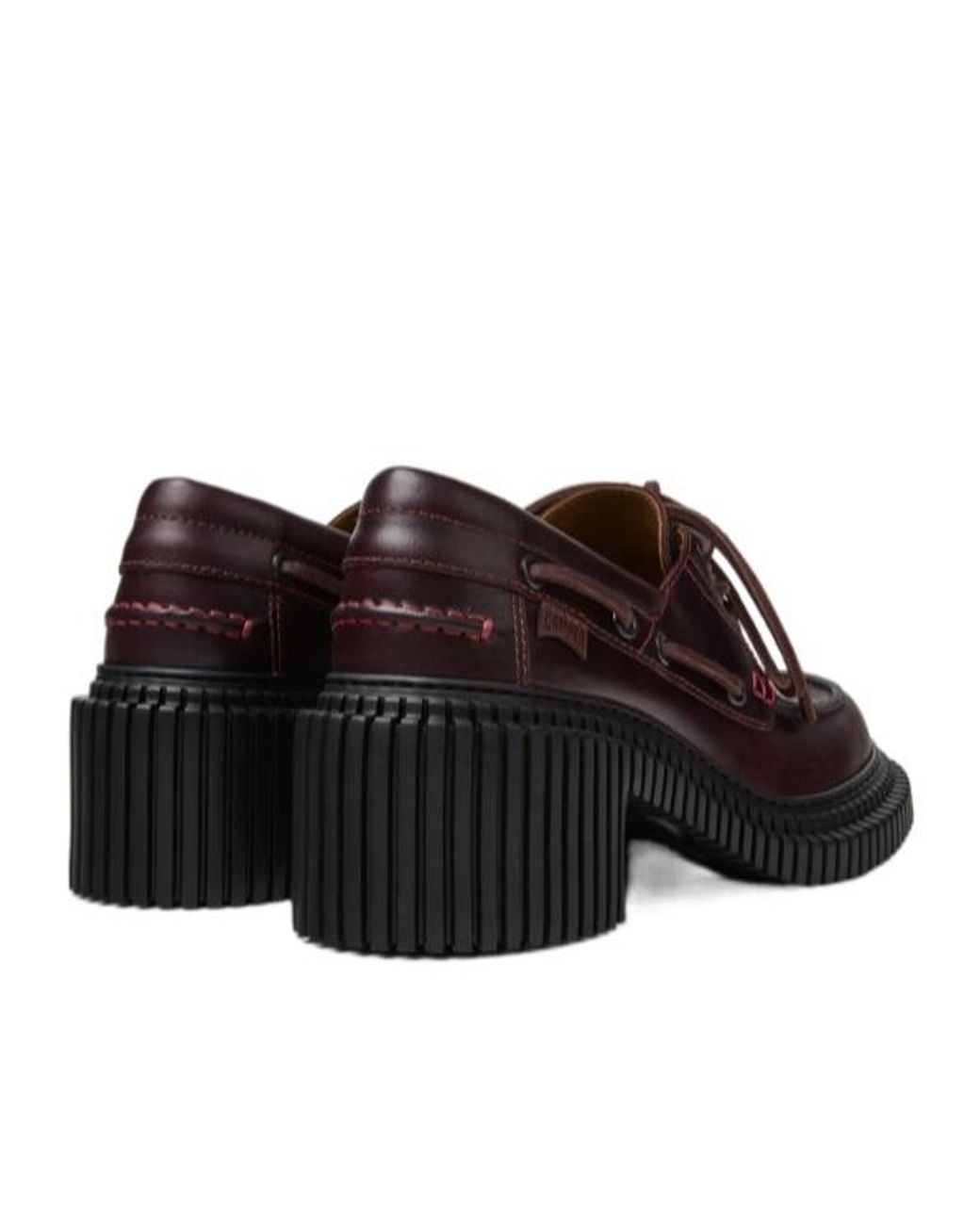 Camper Brown Pix London Platform Flat Shoes