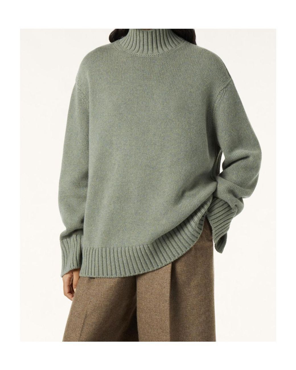 Loro Piana Green Parksville Turtleneck