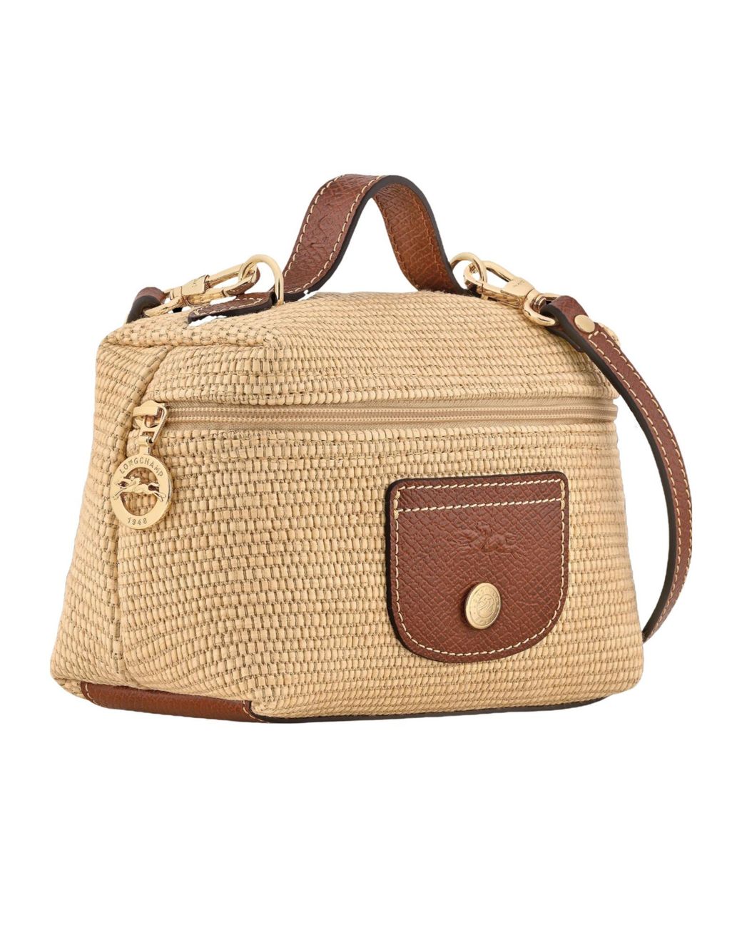 Longchamp Natural Top Handle Shoulder Bag