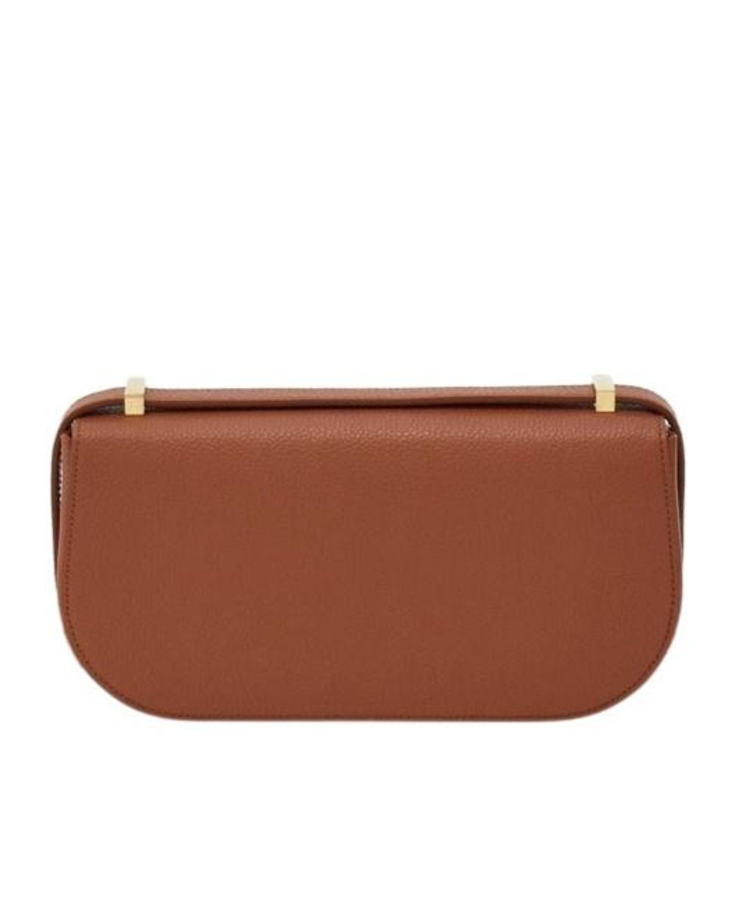 Ferragamo Brown Double Gancini Mini Crossbody Bag