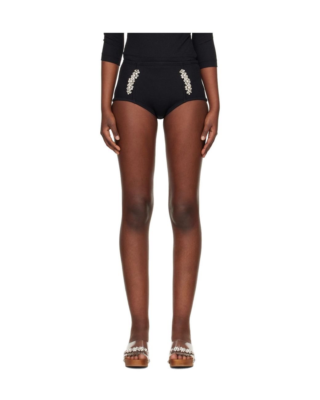 Simone Rocha Black Sculpt Briefs