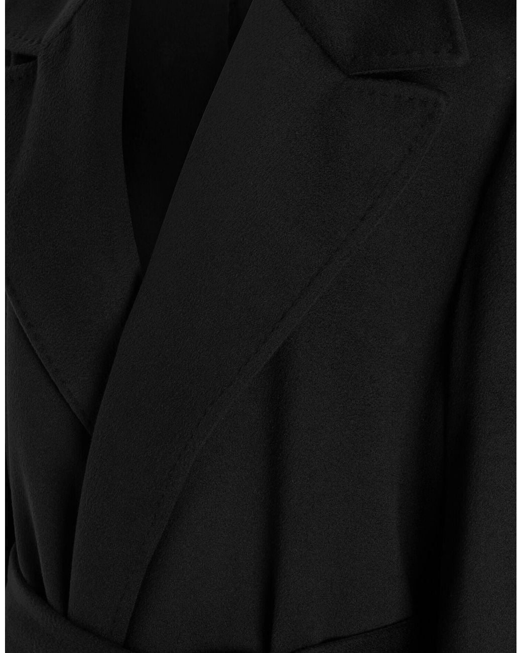 Dolce & Gabbana Black Belted Long Coat