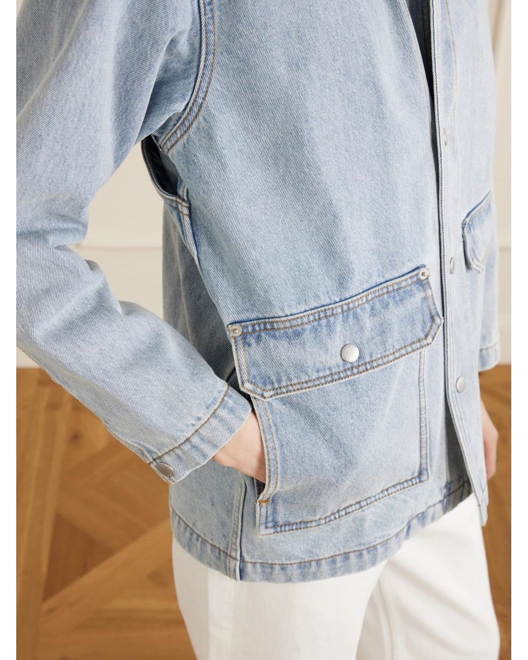 Still Here Blue Denim Jacket