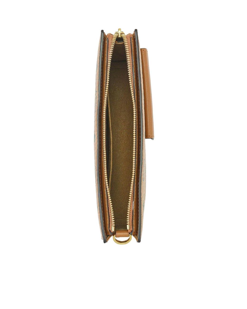 MCM Brown Aren Standing Cross Body Bag for men