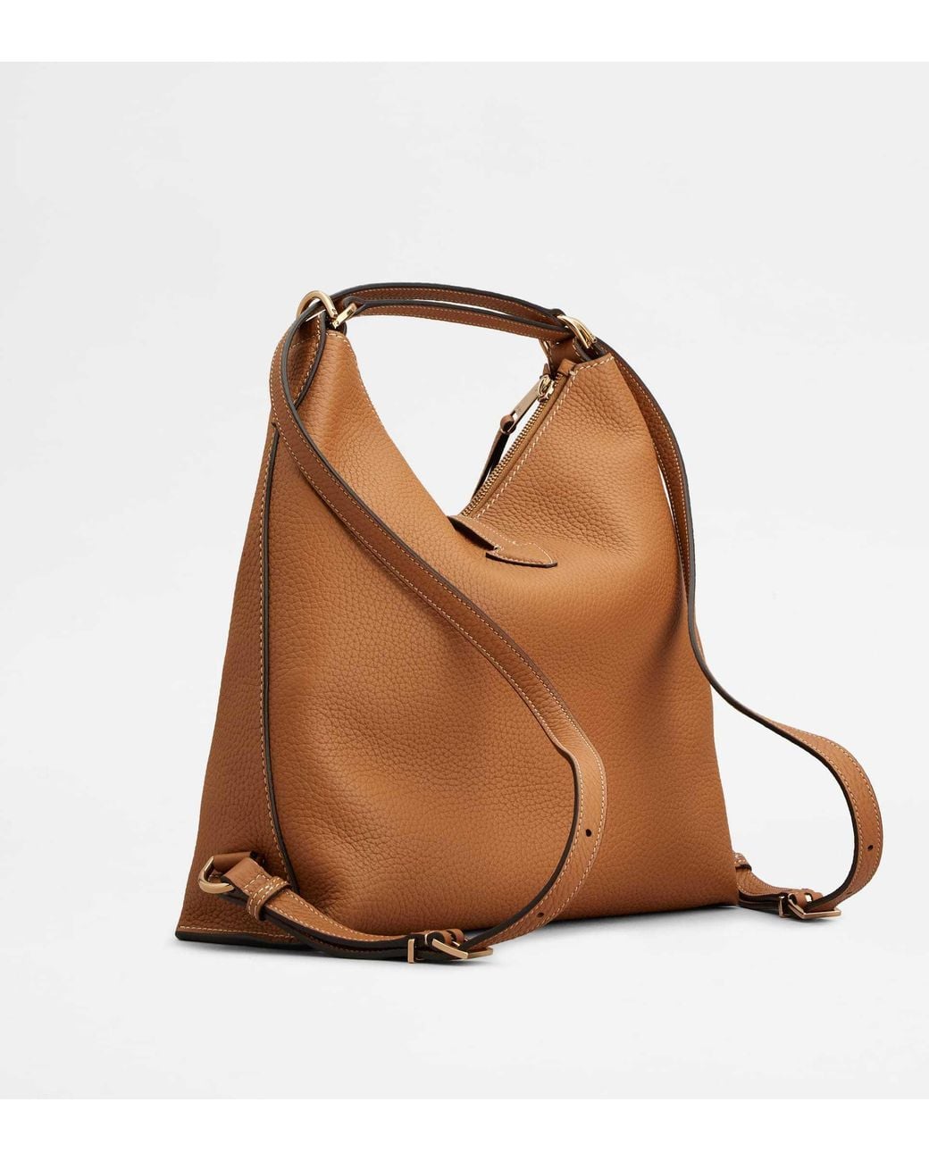 Tod's Brown T Timeless Shoulder Bag