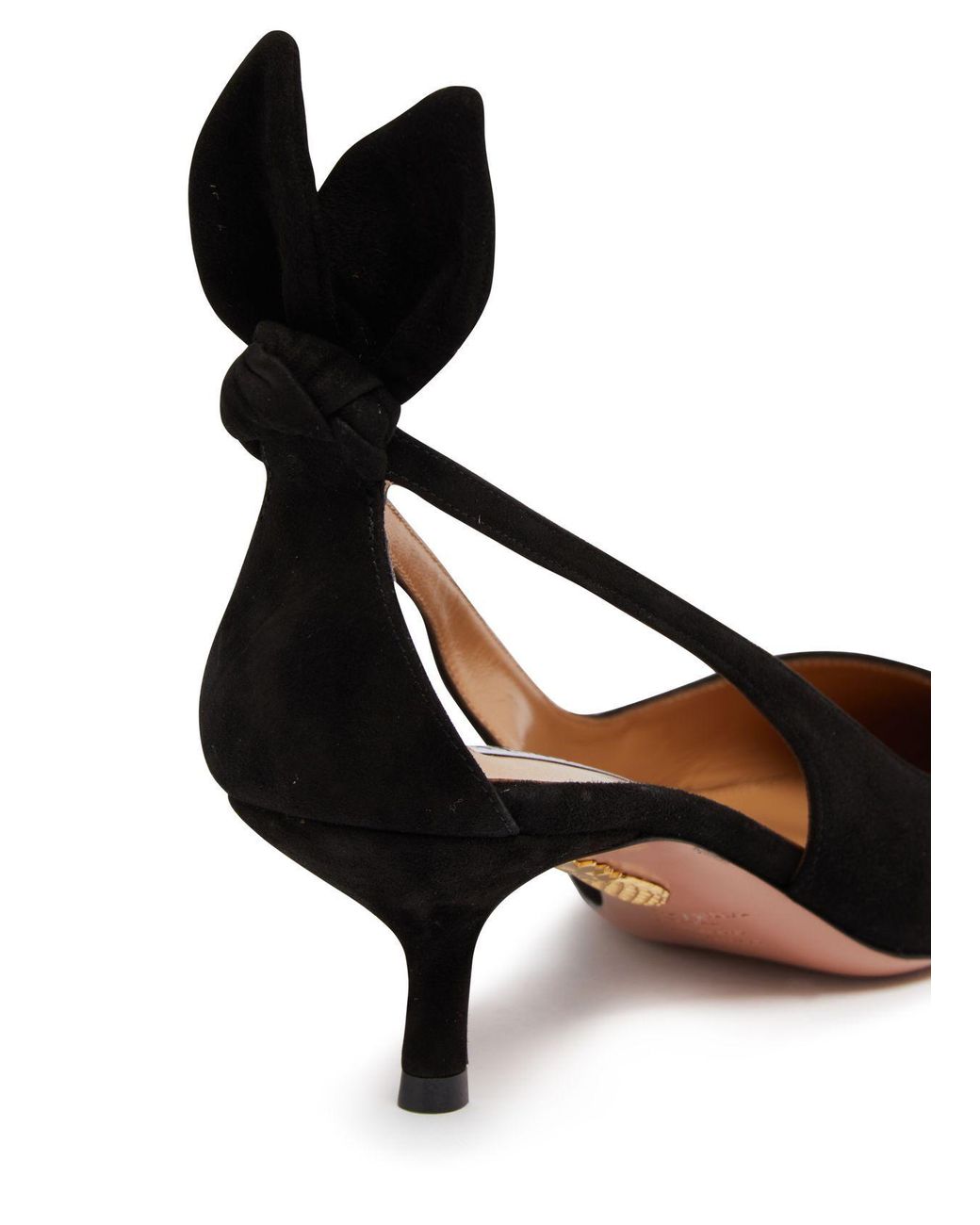 Aquazzura Black Pointed High Heels