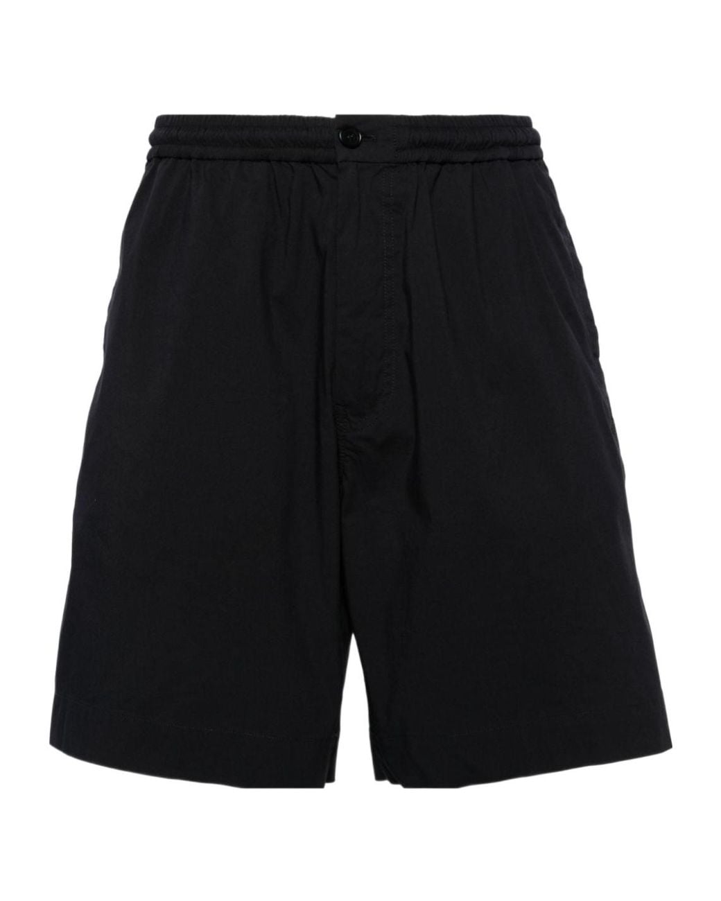 Aspesi Black Bermuda Nemo Relaxed Shorts for men