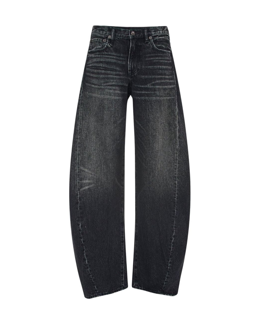 R13 Blue Five-Pocket Design Jeans