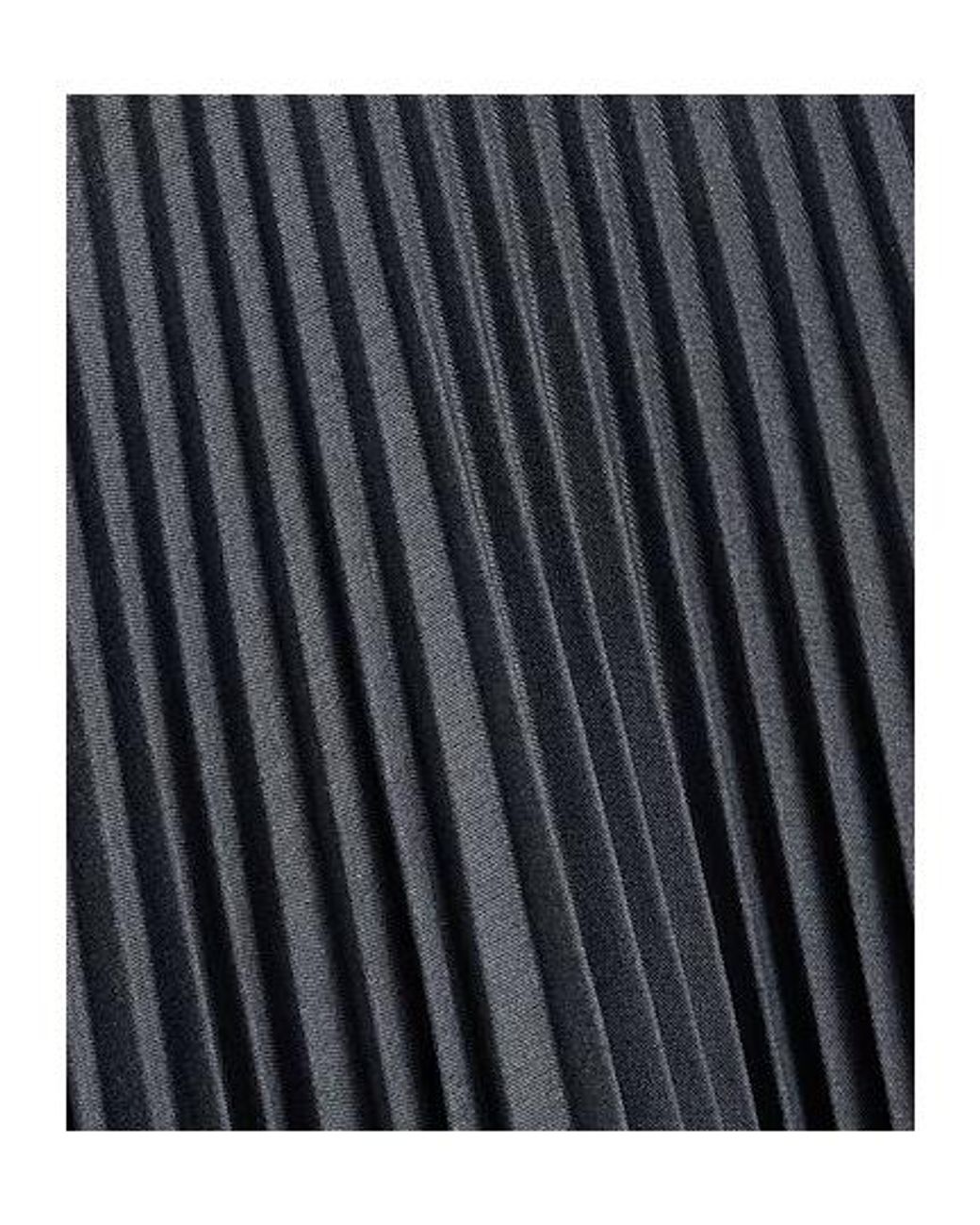 Burberry Blue Solid Pleated Skirt