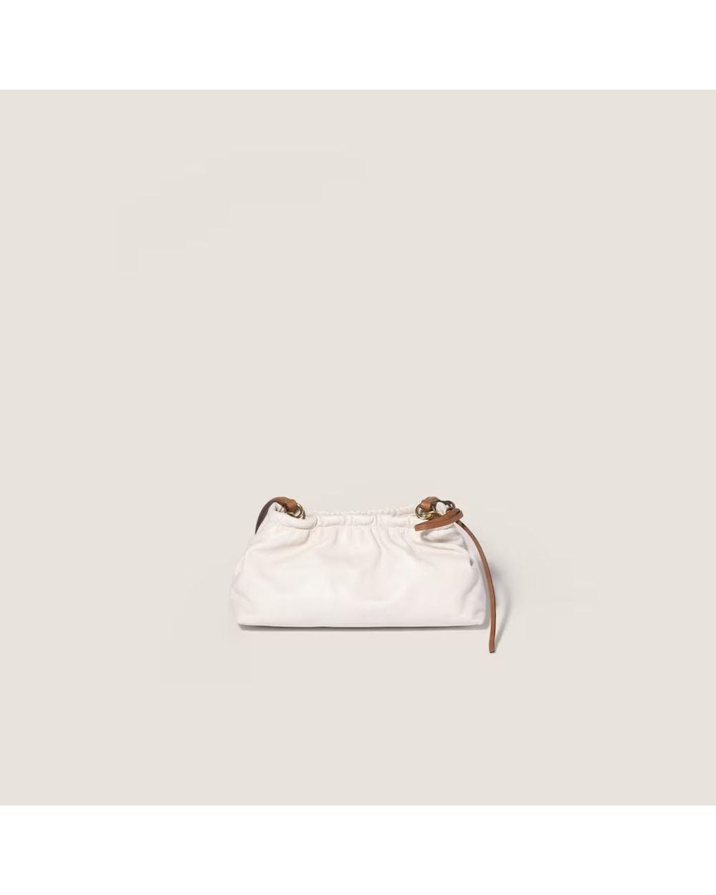 Miu Miu Pink Nappa Leather Pouch