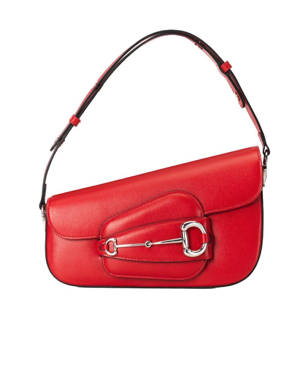 Gucci Red Horsebit 1955 Shoulder Bag