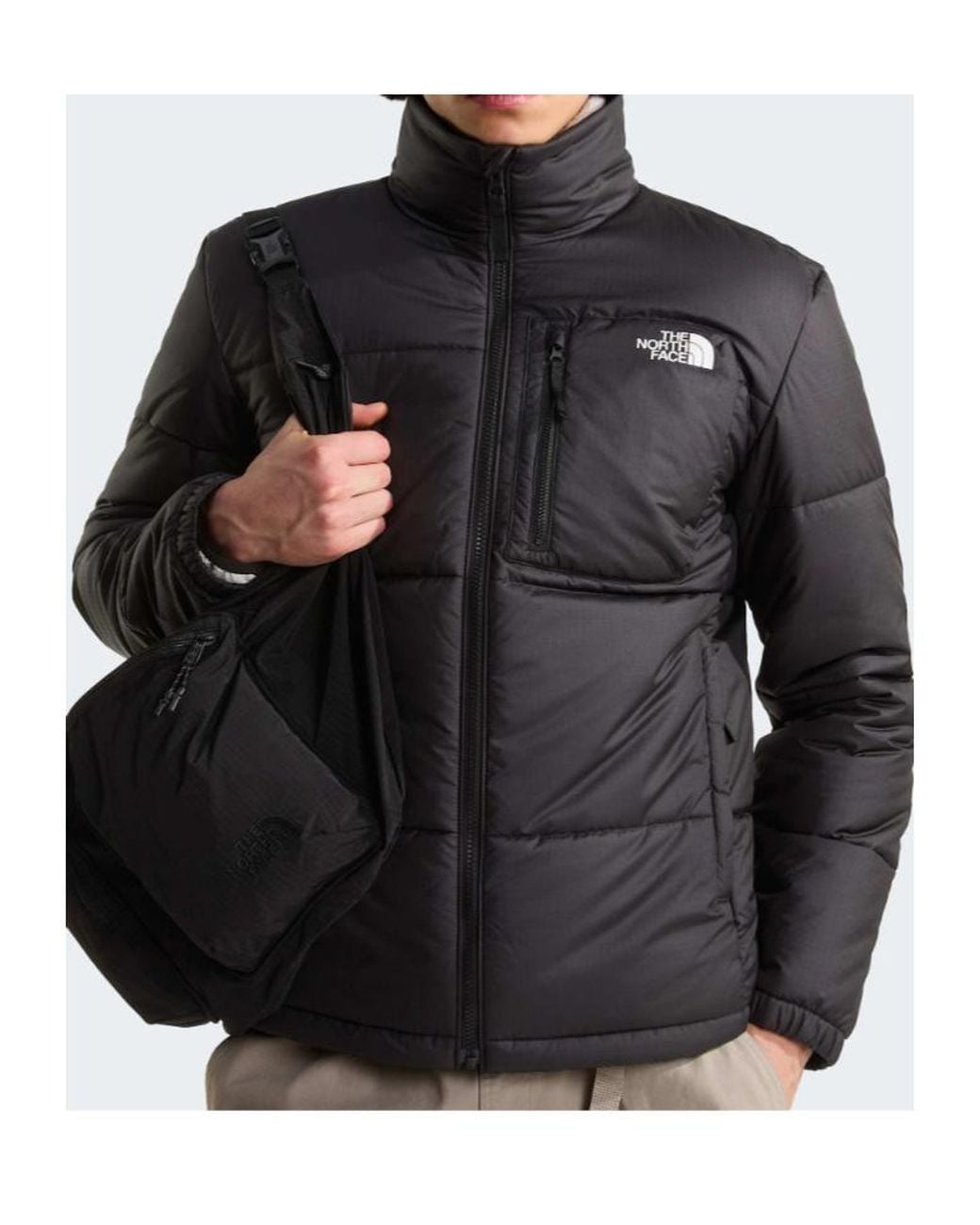 The North Face Black Nuketo Logo-Print Quilted Jacket for men