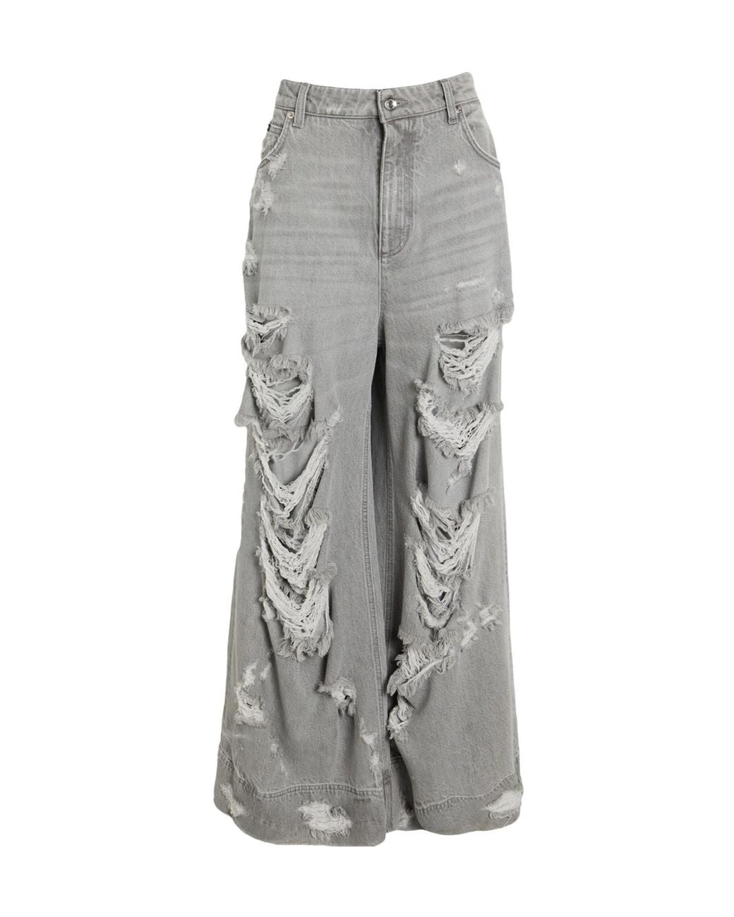 Dolce & Gabbana Gray Denim Trousers