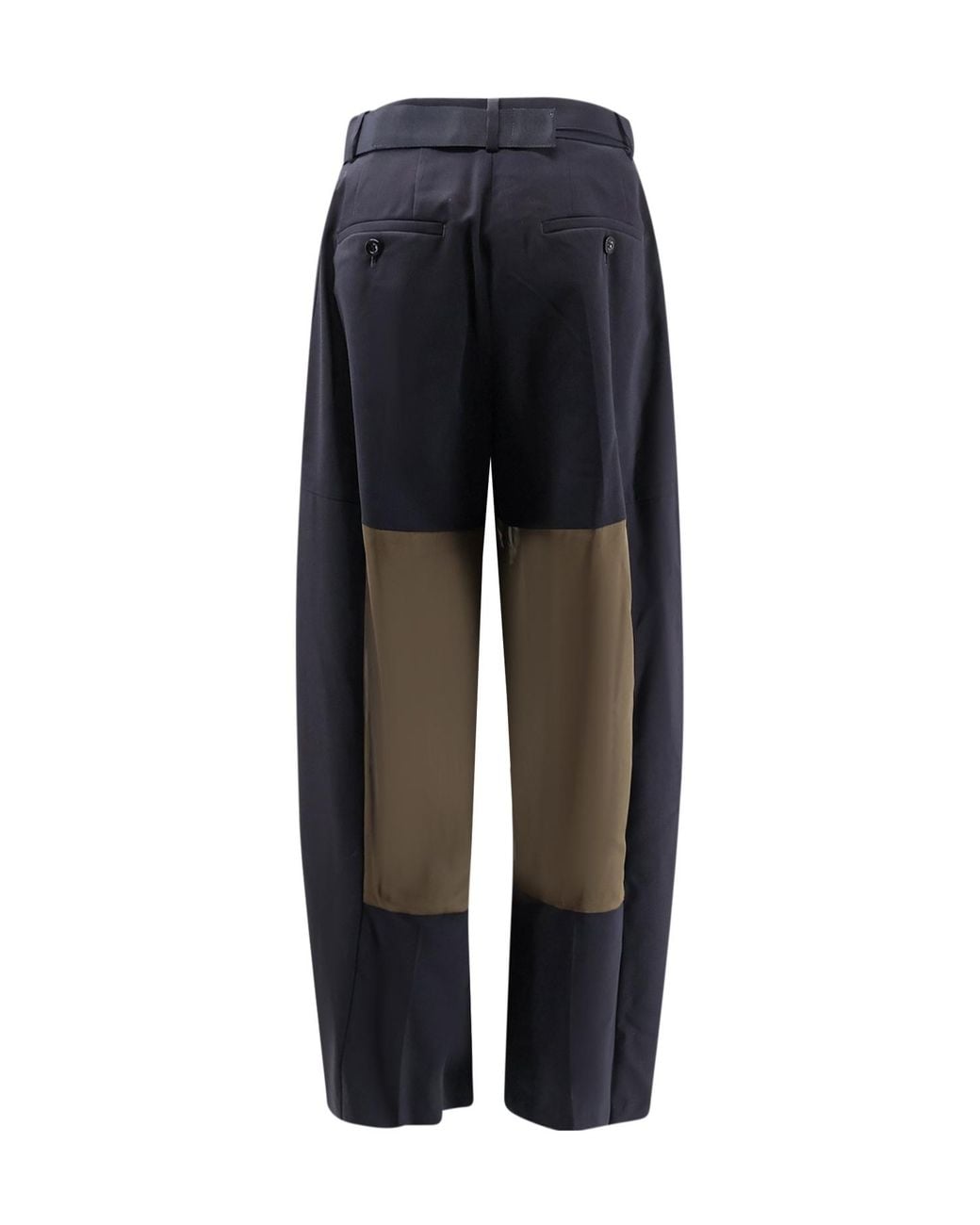 Sacai Blue Belted Wide Leg Pants