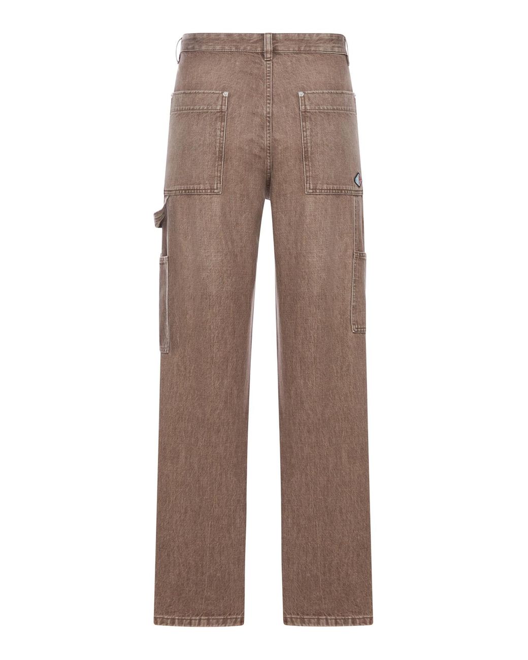 Bottega Veneta Brown Washed Denim Trousers for men
