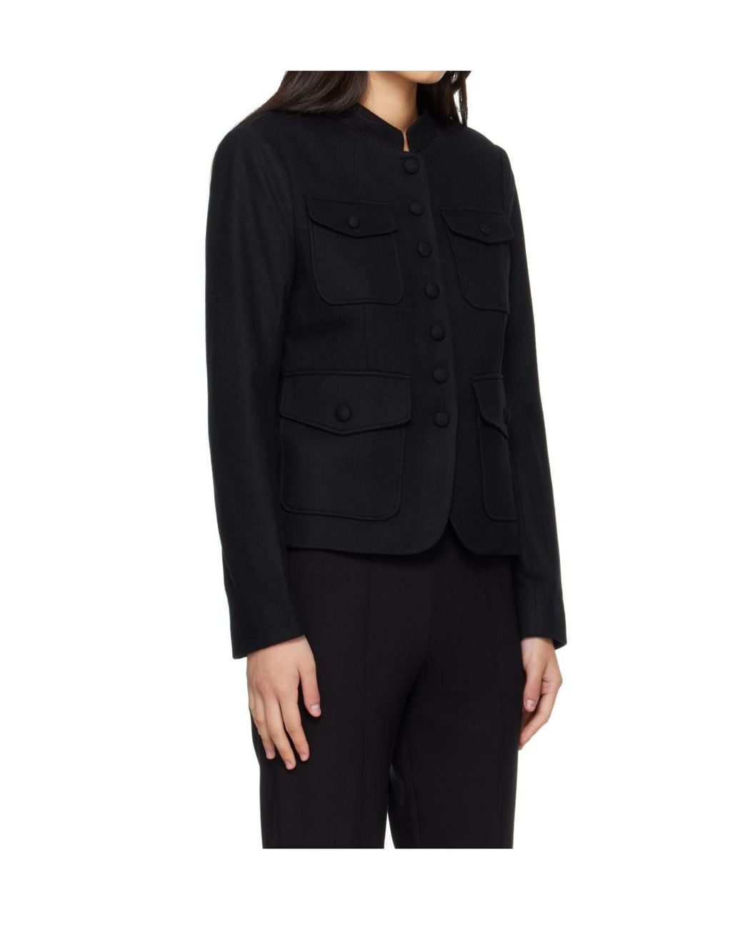 Rag & Bone Black Long-Sleeve Jacket
