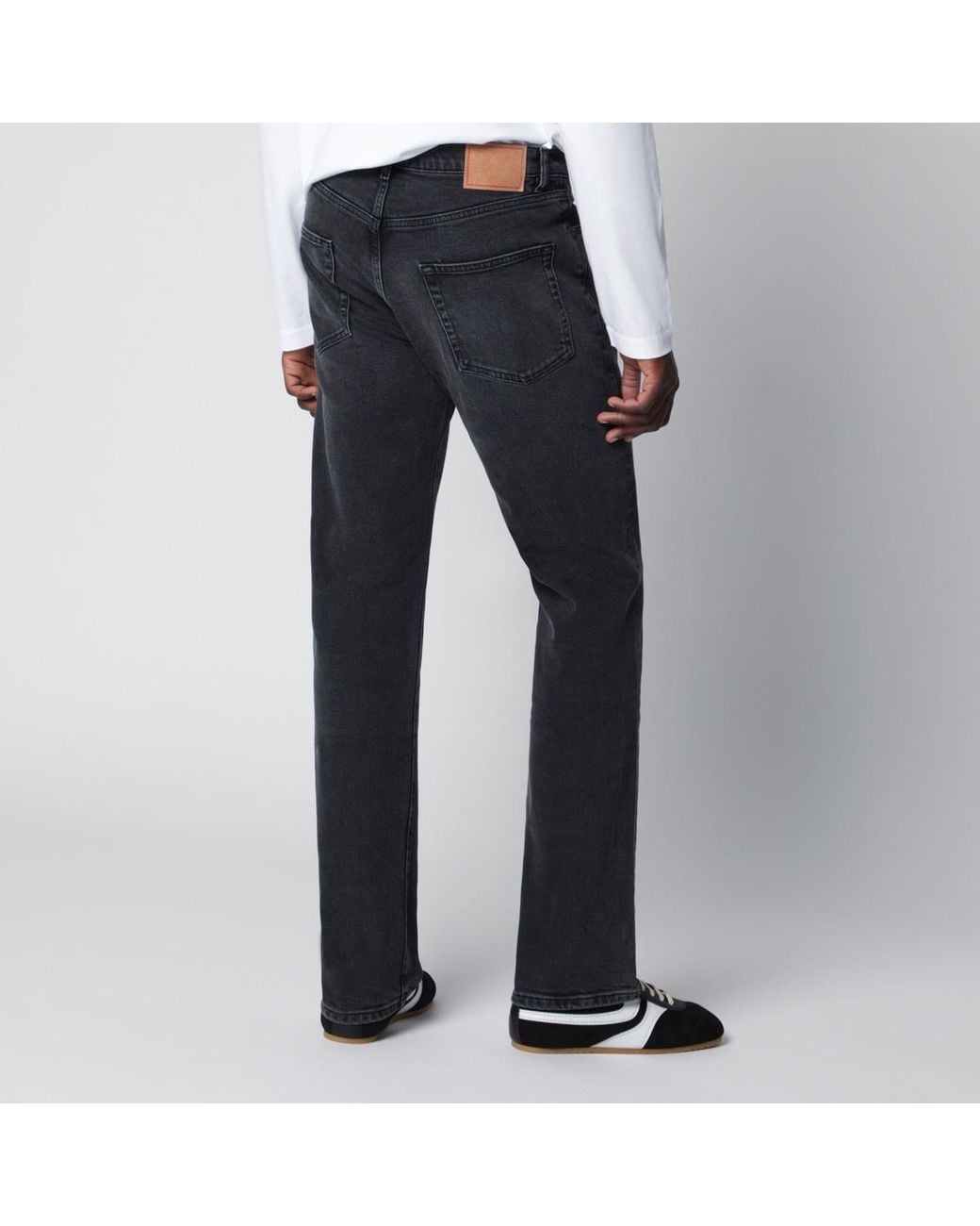 Jeanerica Blue Overdyed Five-Pocket Jeans for men