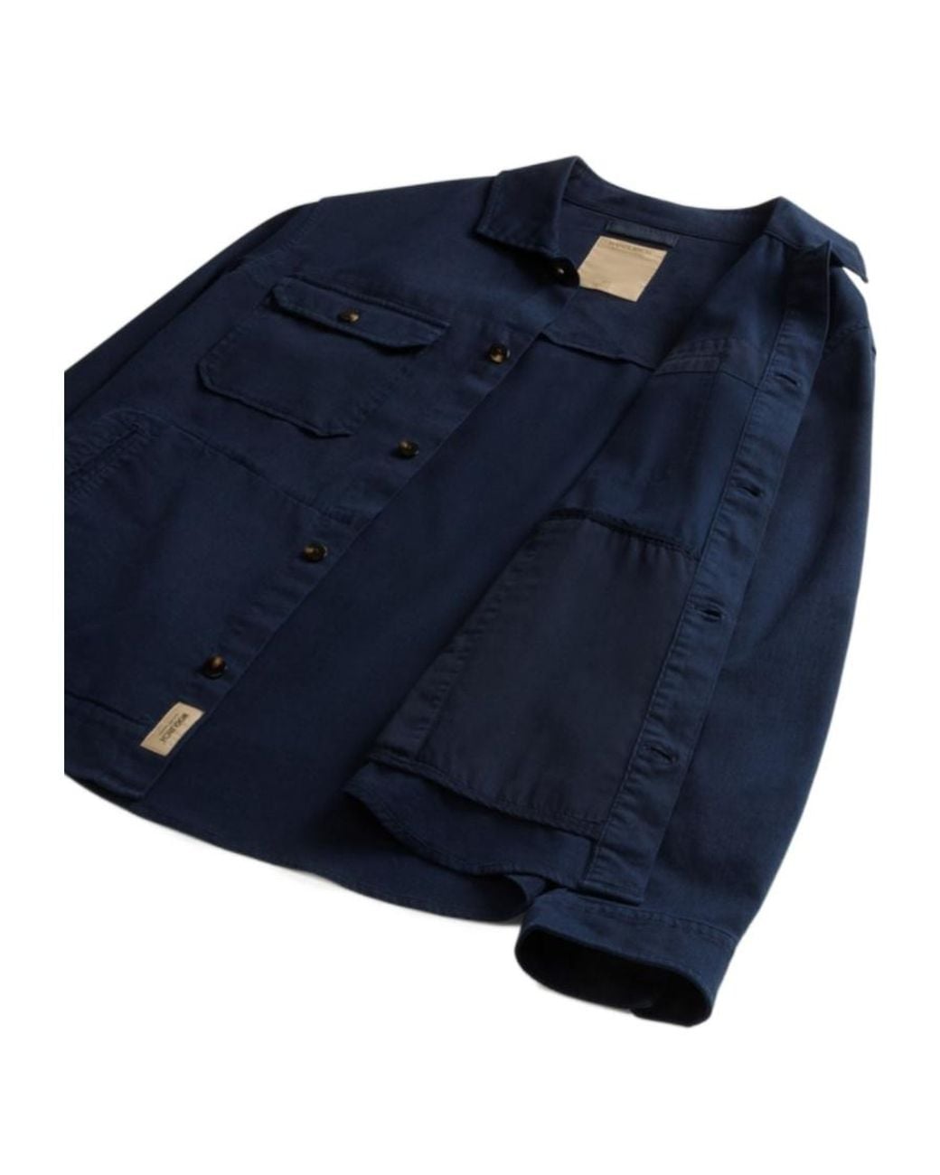 Woolrich Blue Safari Overshirt for men