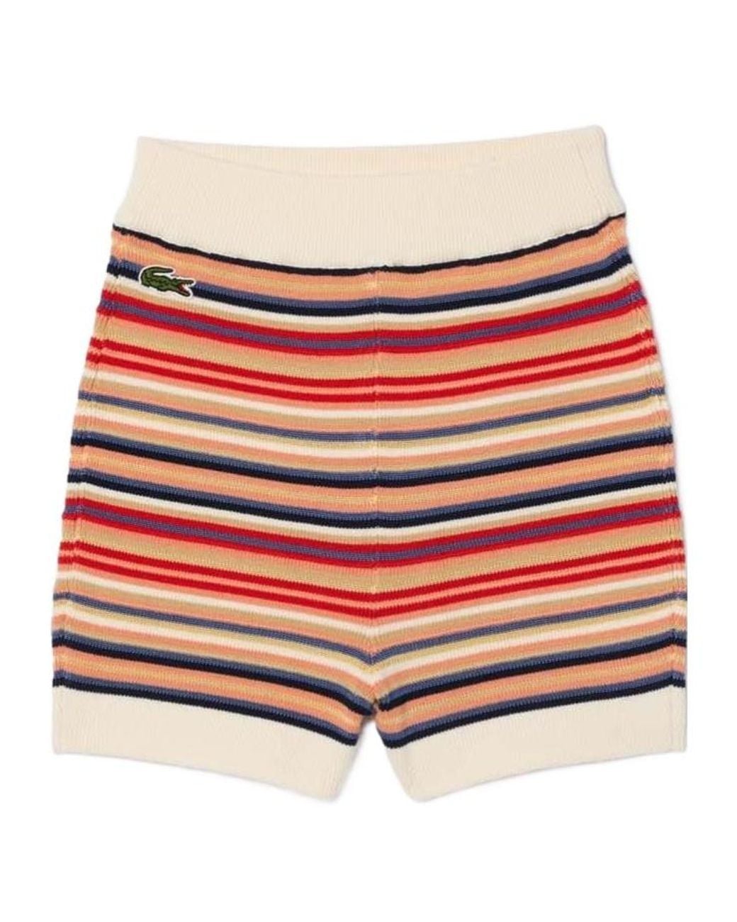 Lacoste Red Casual Shorts