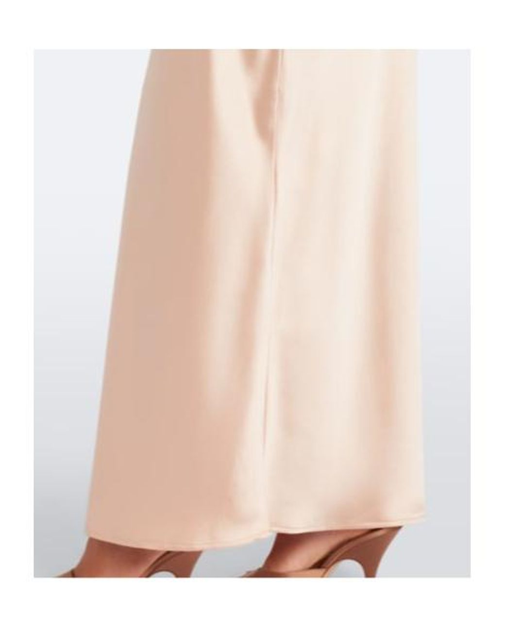AYA MUSE White Myra Lace And Satin Gown