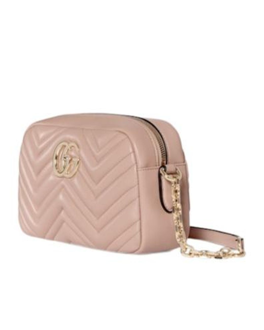 Gucci Pink Marmont Matelassé Shoulder Bag