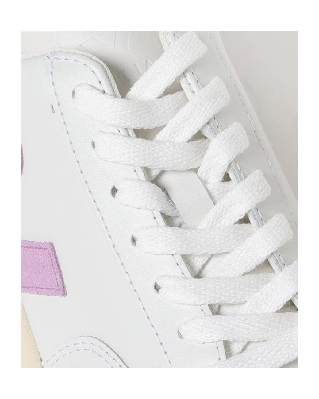 Veja White V 12 Lace-Up Sneakers