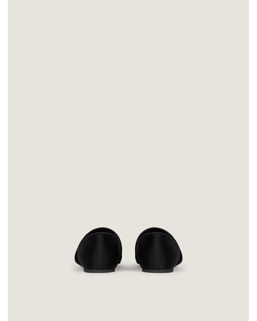 Givenchy Black Sliced Square Ballet Flats