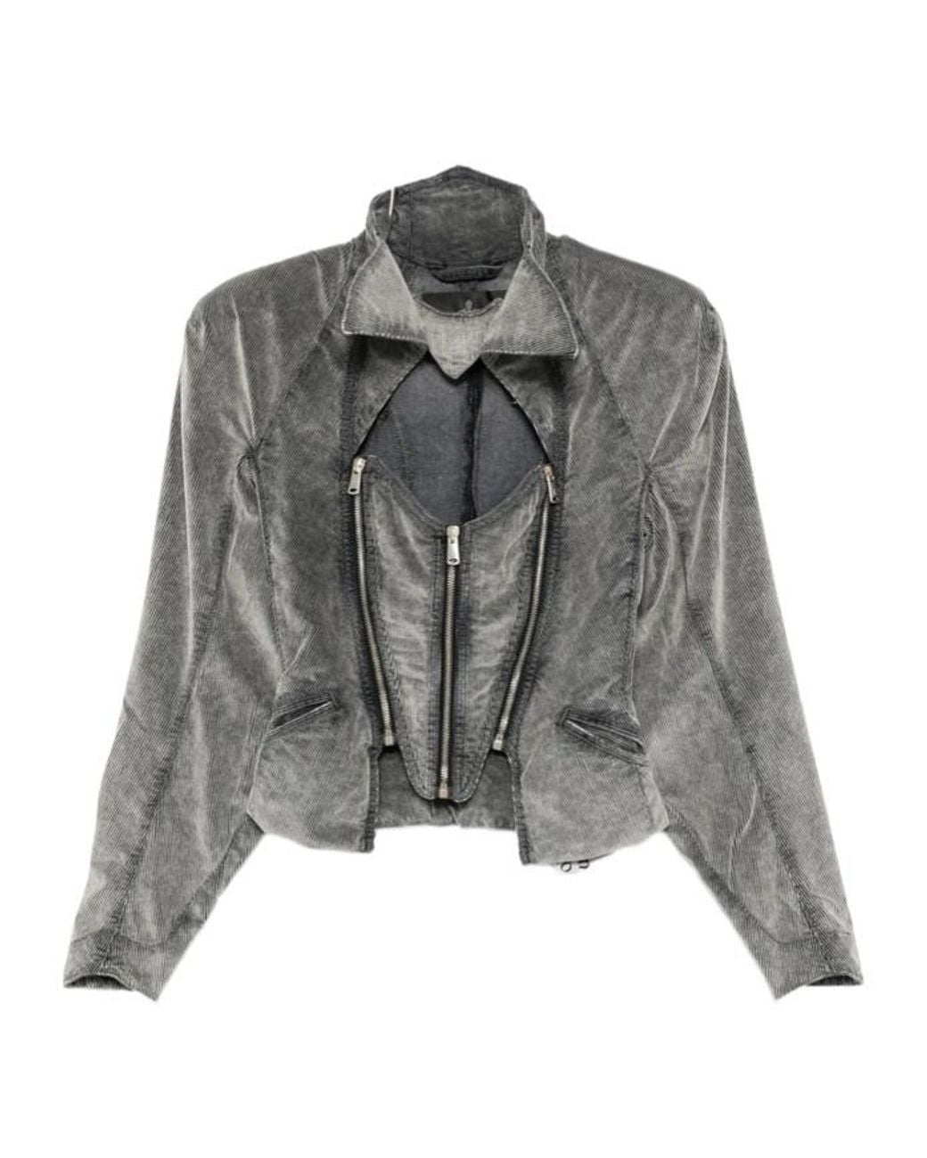 Vivienne Westwood Gray Long-Sleeve Jacket