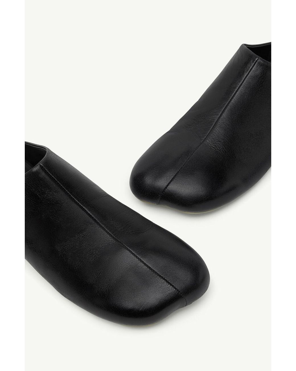 MM6 by Maison Margiela Black Factory Sabots for men