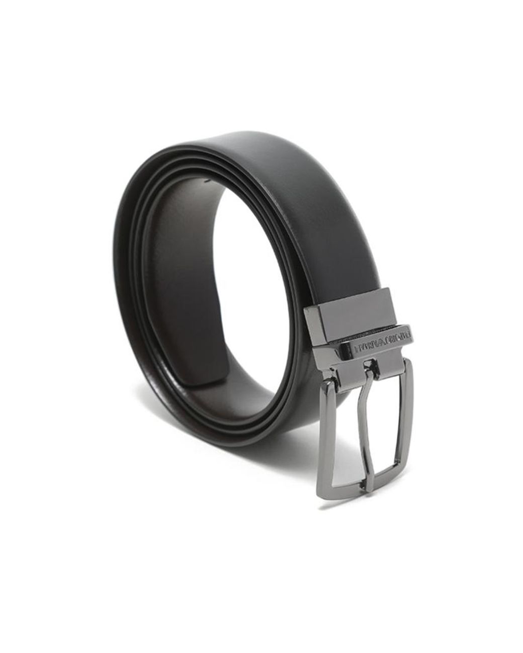 Emporio Armani Multicolor Logo Engraved Buckle Belt for men