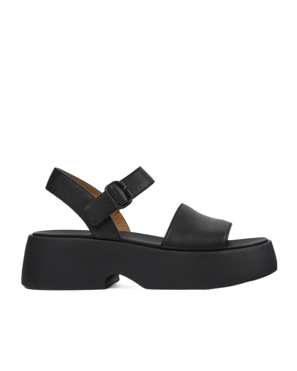 Camper Black Tasha 55Mm Leather Sandals