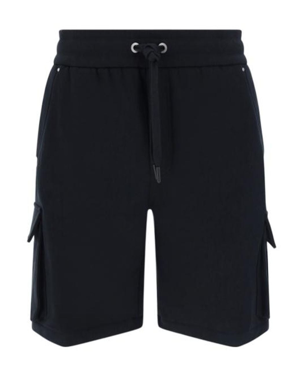 Moose Knuckles Blue Hartsfield Cargo Shorts for men