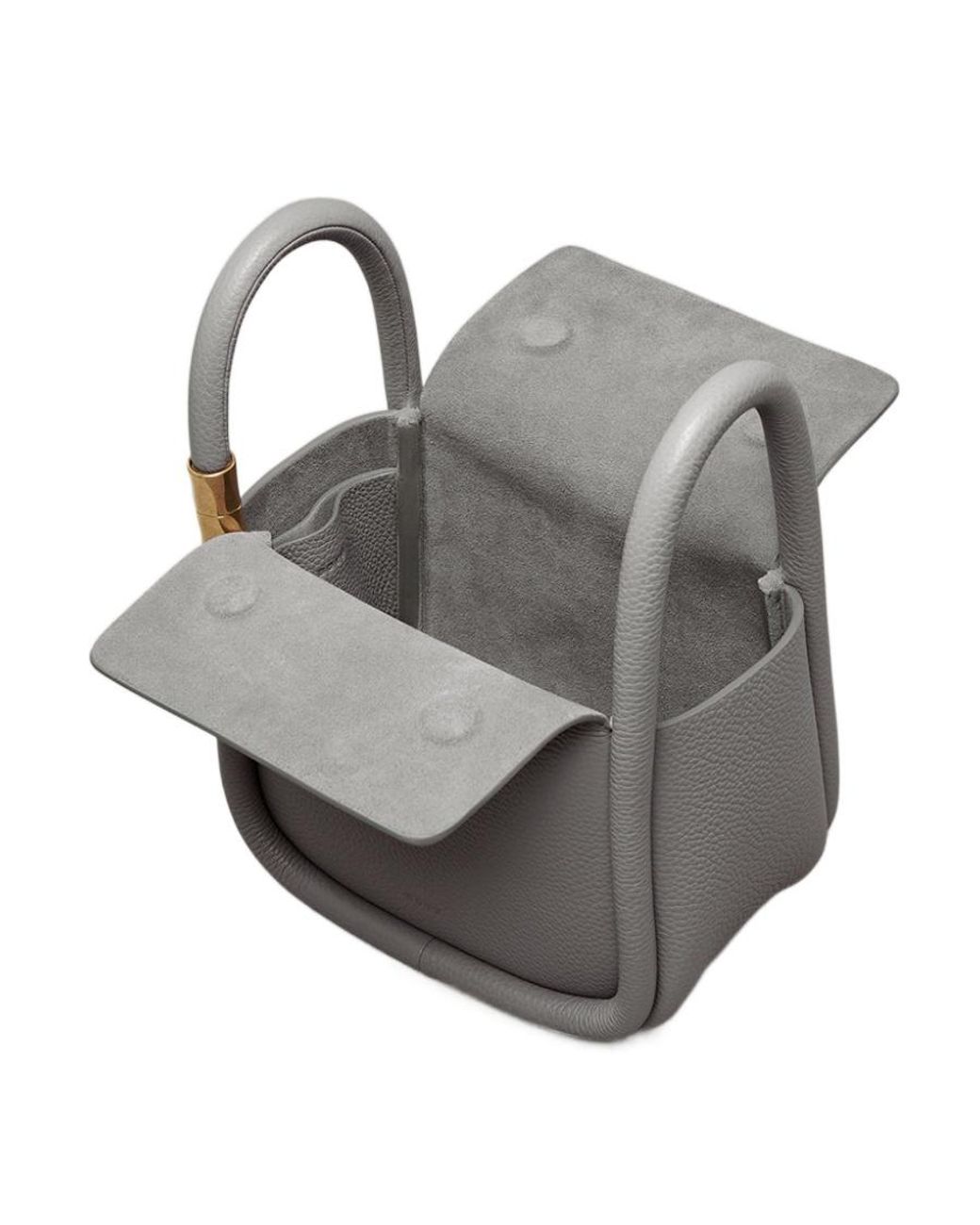 Boyy Gray Double Handle Shoulder Bag