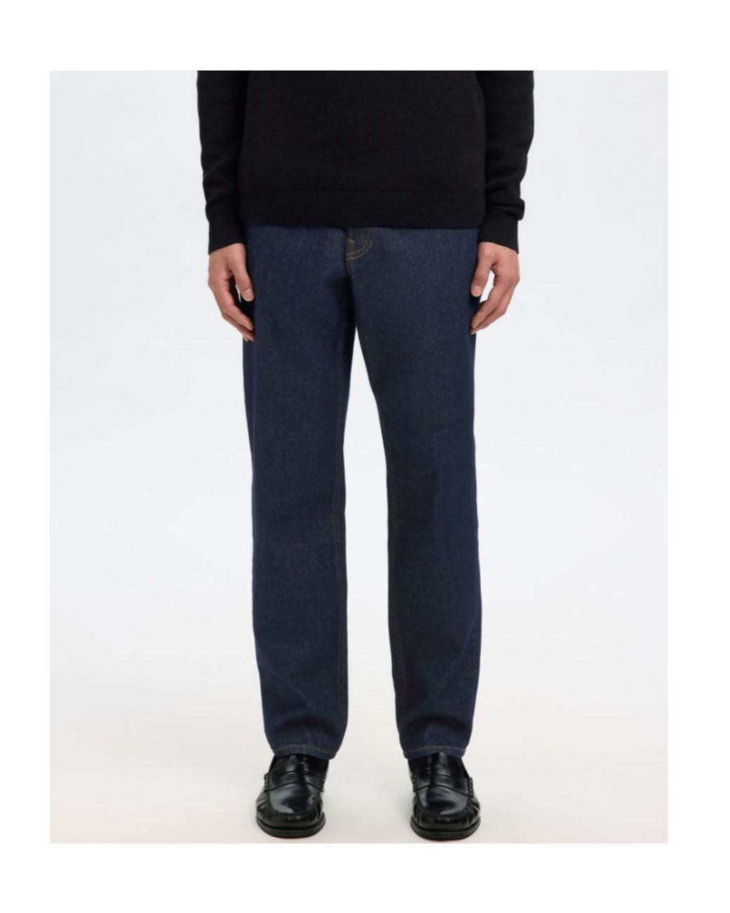 SELECTED Blue 190 Tapered Fit Jeans for men