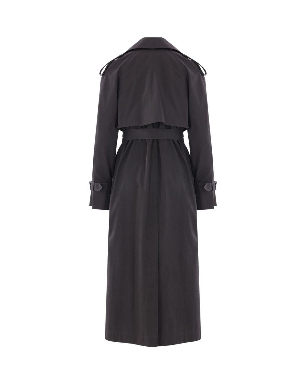 Dries Van Noten Black Belted Coat