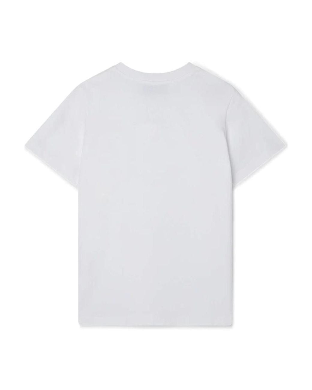 Casablanca White Illustration-Printed Crewneck T-Shirt for men