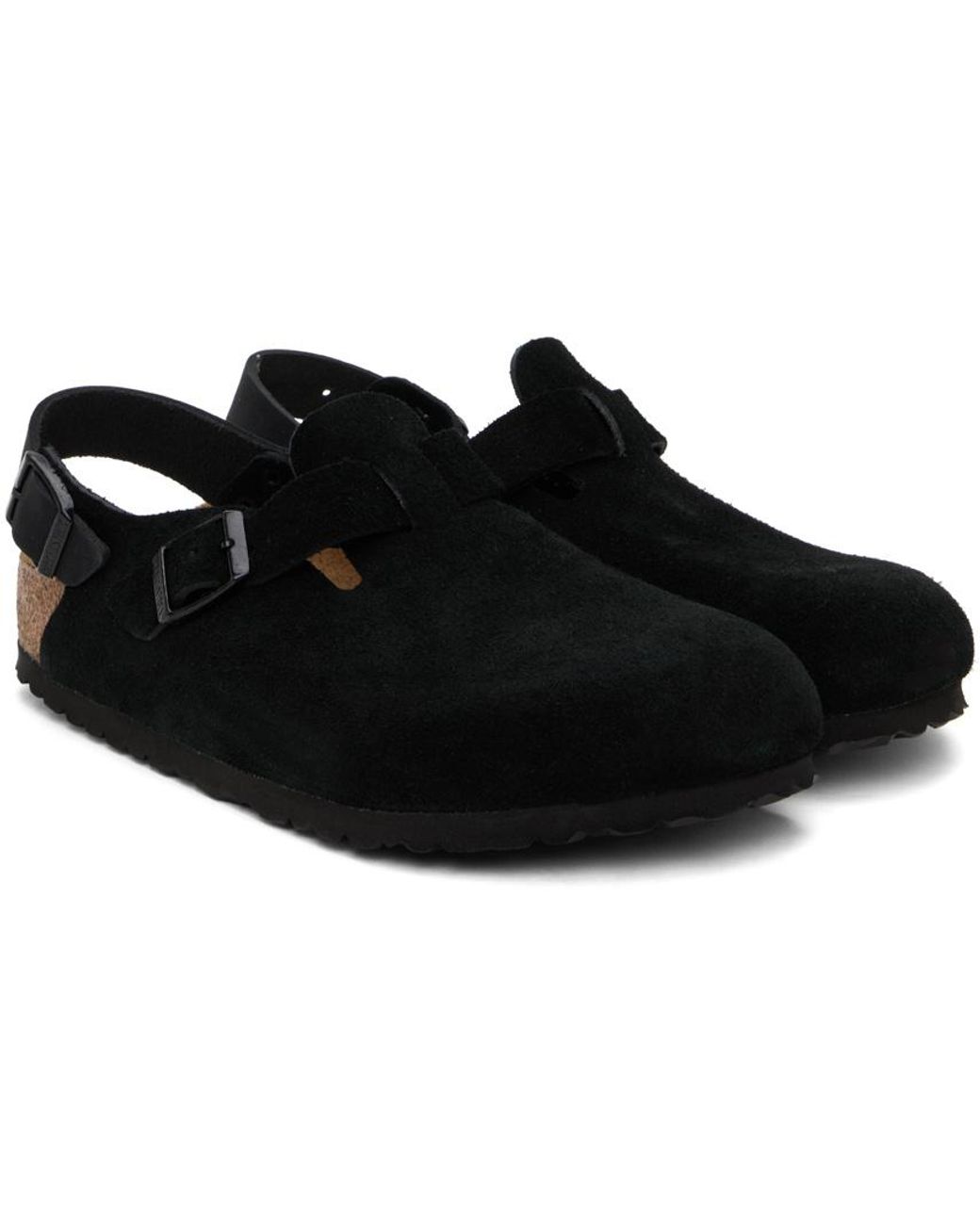 Birkenstock Black Tokio Side-Buckle Slingback Sandals for men
