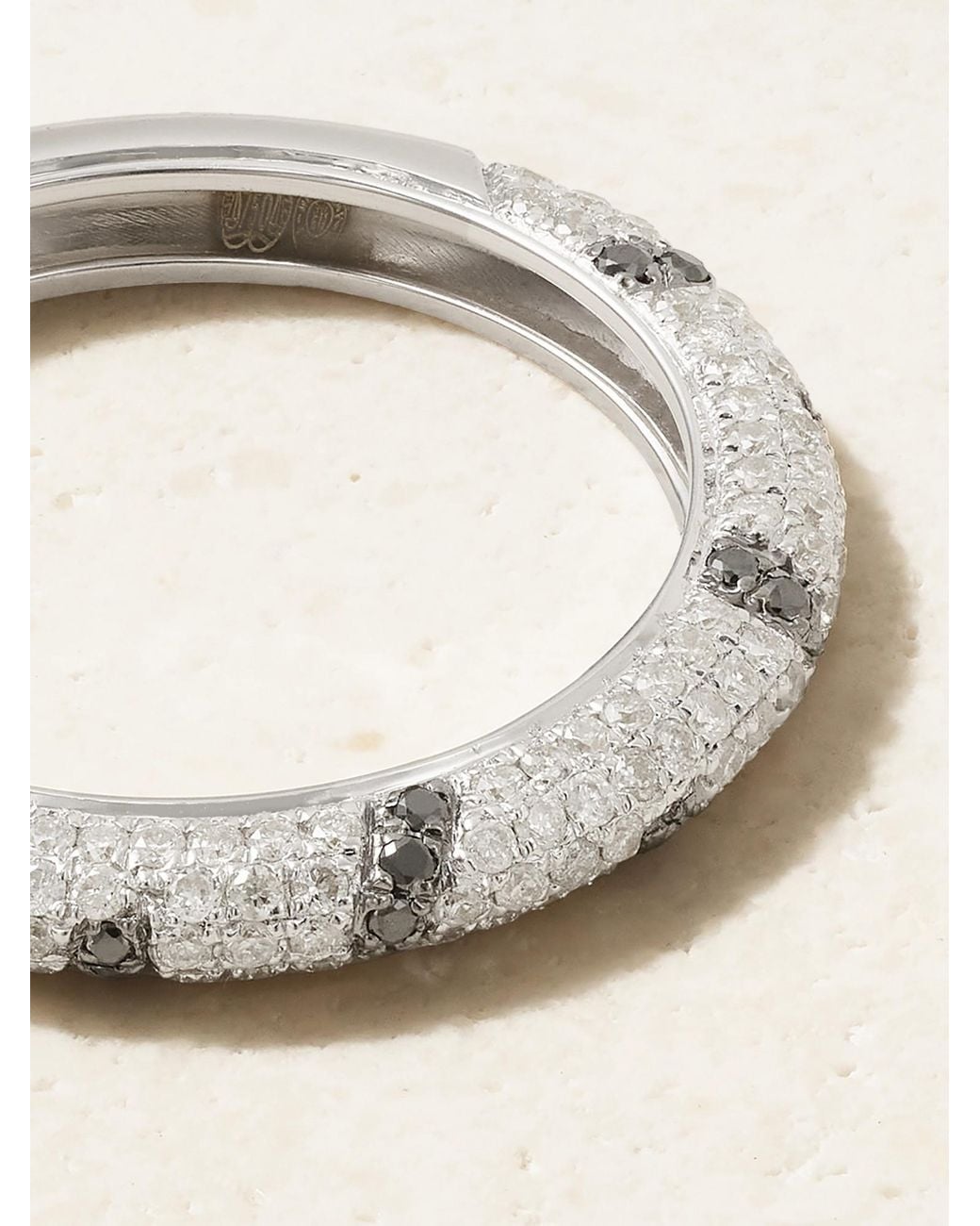 Yvonne Léon Metallic 18-Karat Diamond Ring