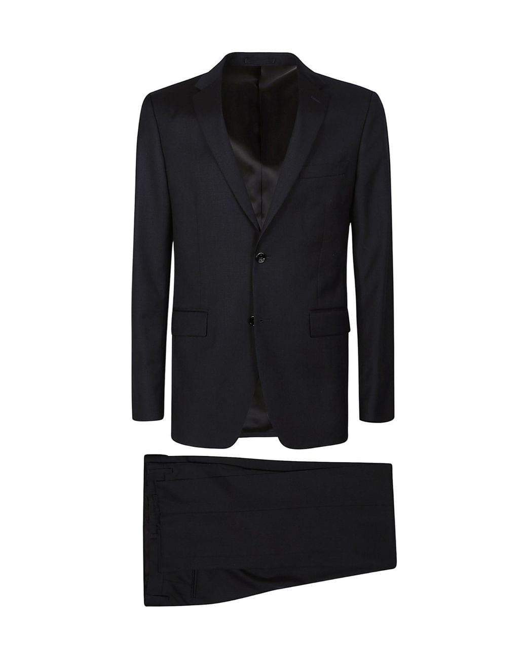 Lardini Black Single Breasted Long Sleeved Suit for men