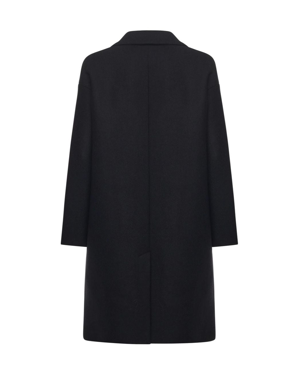 Ottod'Ame Black Ottod'Ame Oversized Lapel Coat