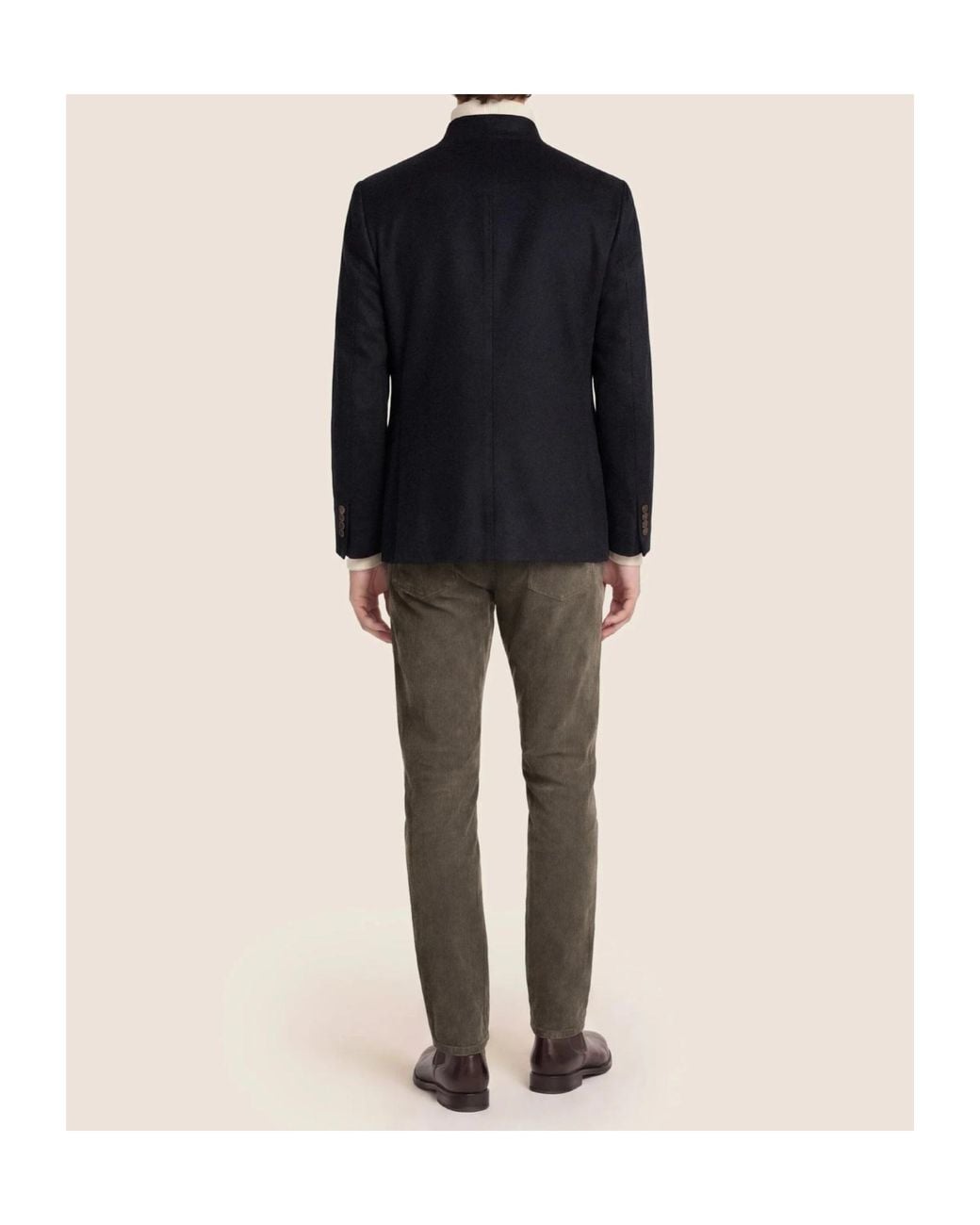 Jacob Cohen Gray Straight Leg Corduroy Jeans for men