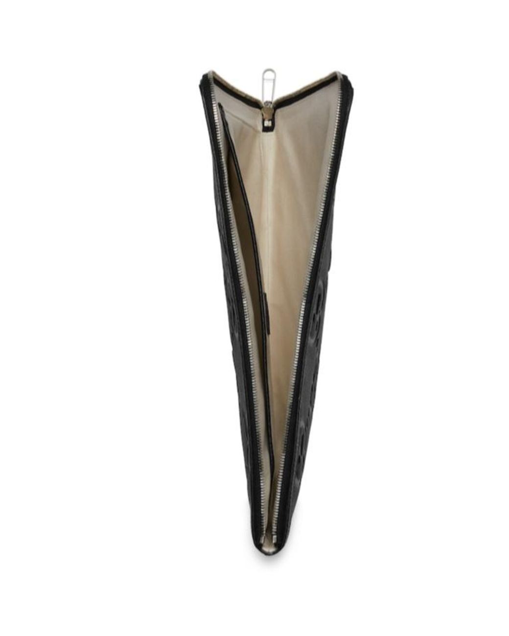 Gucci Black Jumbo Gg Zipped Pouch for men